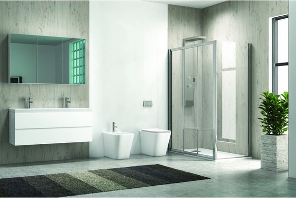 Cabina doccia 90X70 apertura scorrimento KP3000S - KAMALU