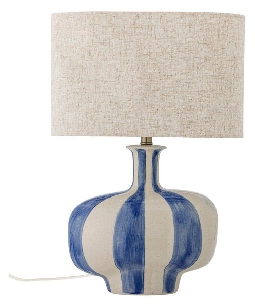 Lampada da tavolo in ceramica con paralume in tessuto (altezza totale 46 cm) Alida – Bloomingville