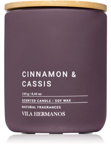Vila Hermanos Concrete Cinnamon & Cassis candela profumata 240 g