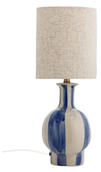 Lampada da tavolo in ceramica con paralume in tessuto (altezza totale 46 cm) Alida – Bloomingville