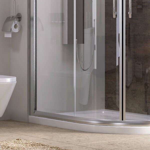 Kamalu box doccia stondato 100x80cm vetro trasparente kam-k270