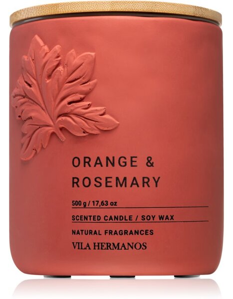 Vila Hermanos Concrete Orange & Rosemary candela profumata 500 g