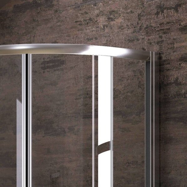 Kamalu box doccia stondato 100x80cm vetro trasparente kam-k270