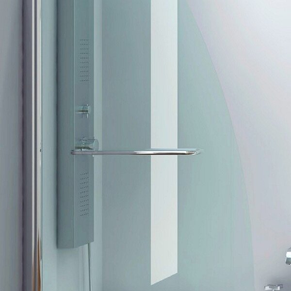 KAMALU - Parete vasca 85cm girevole altezza 140cm | KV10