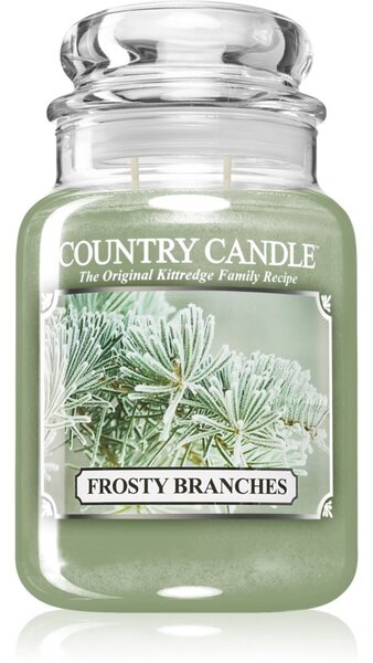 Country Candle Frosty Branches candela profumata 652 g
