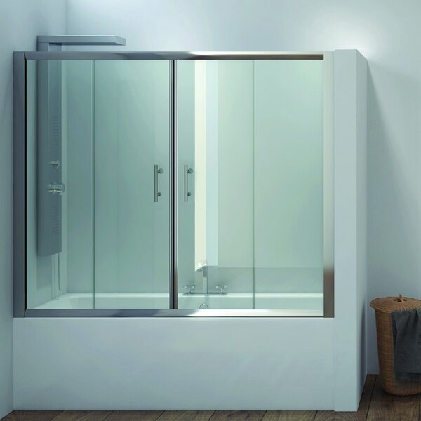 Box per vasca da bagno 170-175cm con due ante scorrevoli KV05 - KAMALU