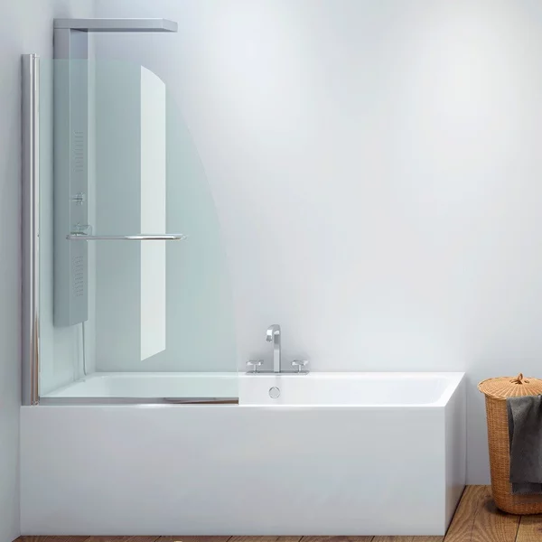 Parete vasca 85cm girevole altezza 140cm | KV10 - KAMALU