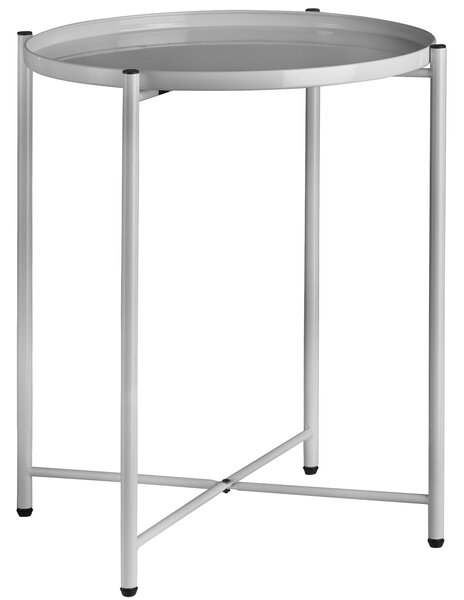 Tectake 404187 tavolino chester 45,5 x 45,5 x 53 cm - grigio