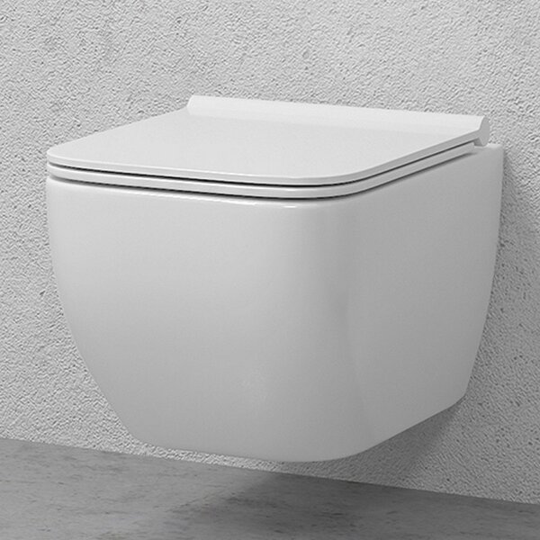 Kamalu wc sospeso in ceramica design moderno modello marie-s
