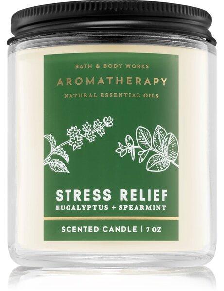 Bath & Body Works Aromatherapy Eucalyptus & Spearmint candela profumata 198 g