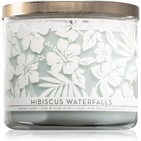 Bath & Body Works Hibiscus Waterfalls candela profumata 411 g