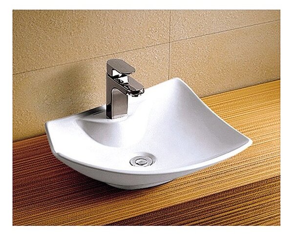 Lavabo bagno da appoggio moderno modello Litos-149 - KAMALU