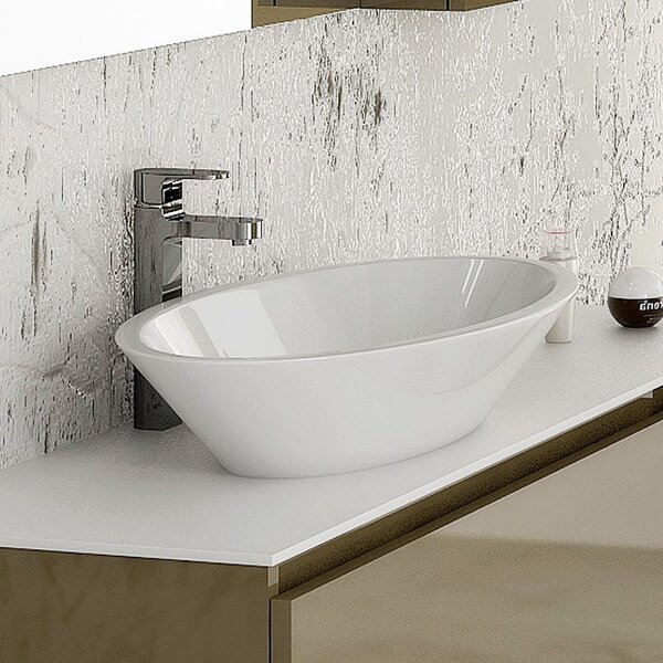 Kamalu lavabo da appoggio ovale 70cm litos-369