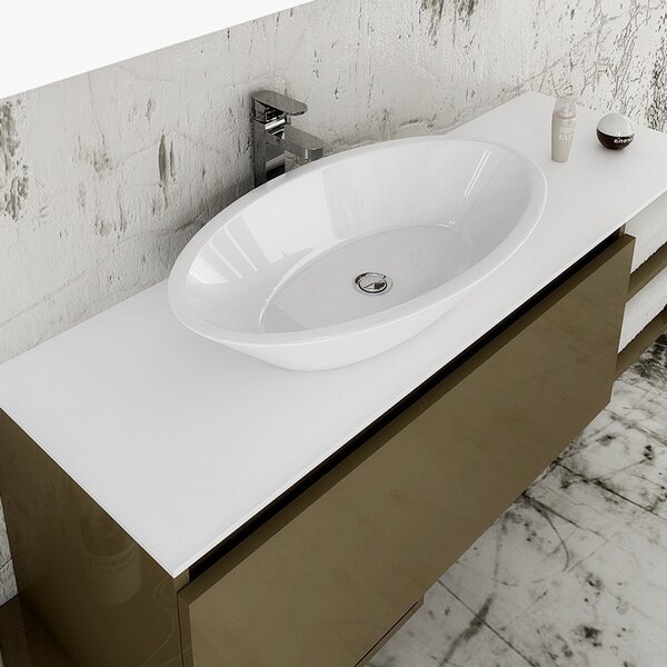Kamalu lavabo da appoggio ovale 70cm litos-369