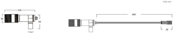 Faretto LED Architettonico 5W, chip CREE, IP67, 30° – serie Professional Colore Bianco Naturale 4.000K