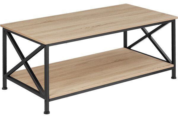 Tectake® Couchtisch Pittsburgh 100 x 55 x 45,5 cm