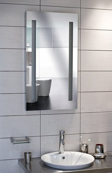 Specchio bagno rettangolare 50x90cm a led KAM-1392 - KAMALU