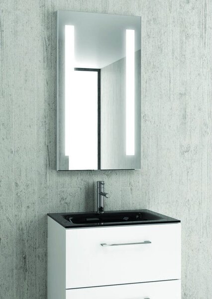Specchio bagno rettangolare 50x90cm a led KAM-1392 - KAMALU