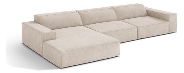Divano angolare beige (con penisola a sinistra/con chaise lounge) Jodie – Micadoni