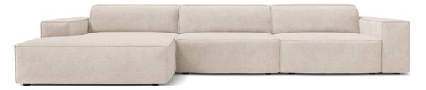 Divano angolare beige (con penisola a sinistra/con chaise lounge) Jodie – Micadoni