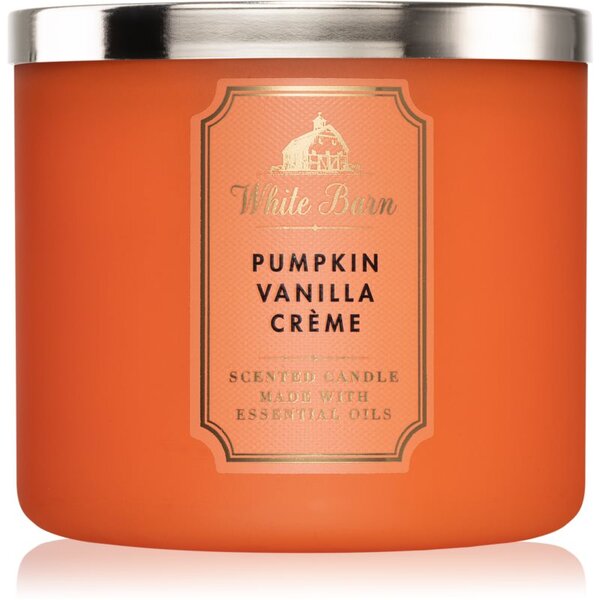 Bath & Body Works Pumpkin Vanilla Creme candela profumata 411 g