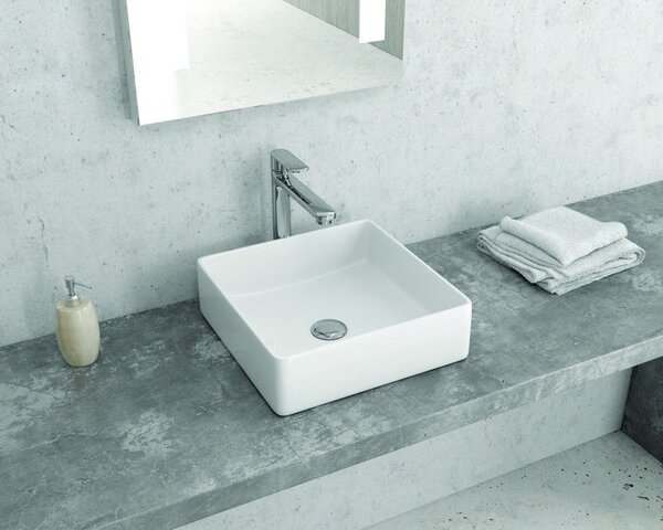 Kamalu lavandino quadrato piccolo 36cm ceramica slim litos-0004