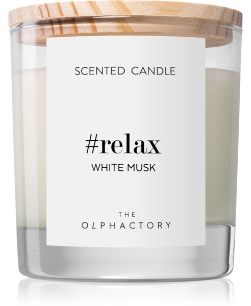 Ambientair The Olphactory White Musk candela profumata (Relax) 200 g
