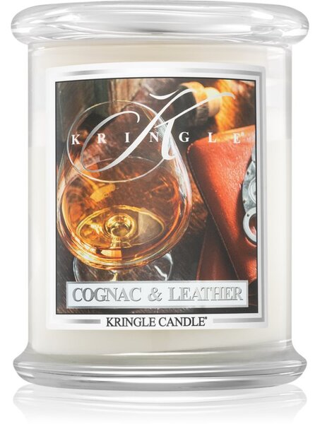 Kringle Candle Brandy & Leather candela profumata 411 g