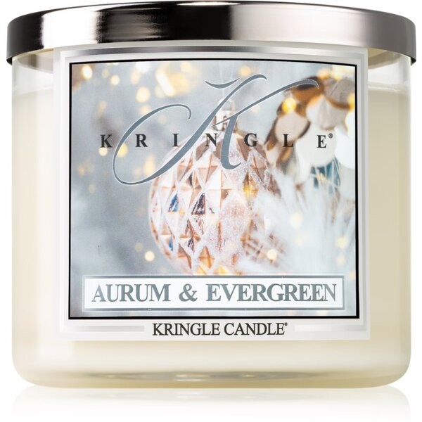 Kringle Candle Aurum & Evergreen candela profumata 411 g
