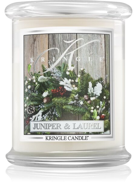 Kringle Candle Juniper & Laurel candela profumata 411 g