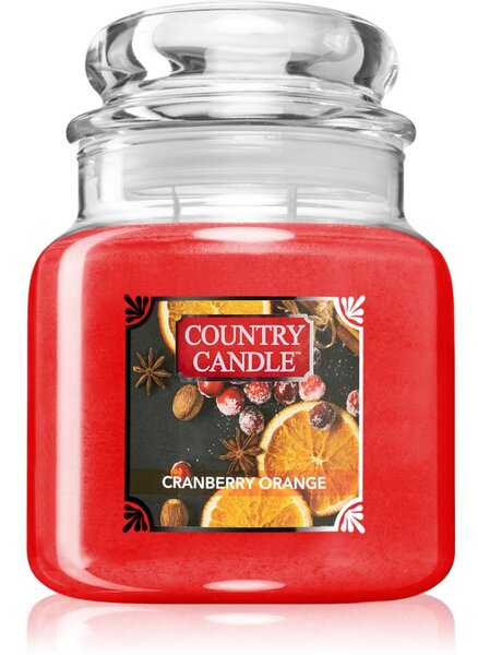 Country Candle Cranberry Orange candela profumata 453 g