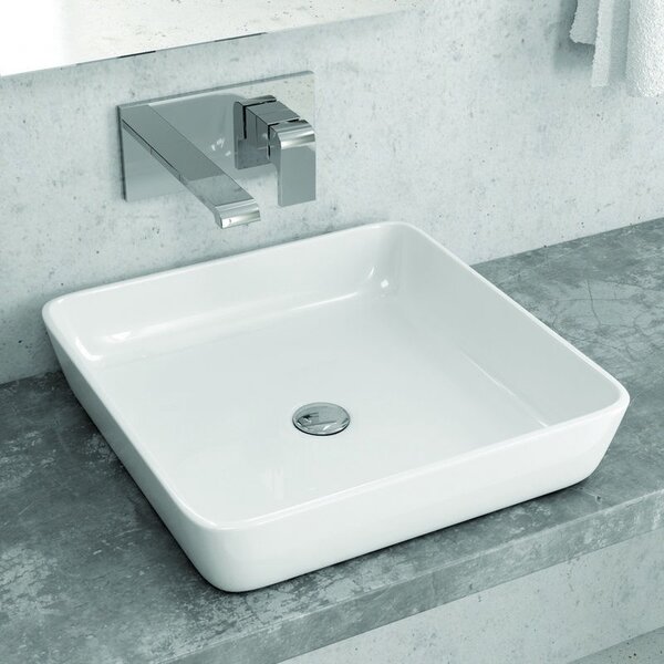 Lavabo bagno quadrato 46cm Litos-P105 - KAMALU