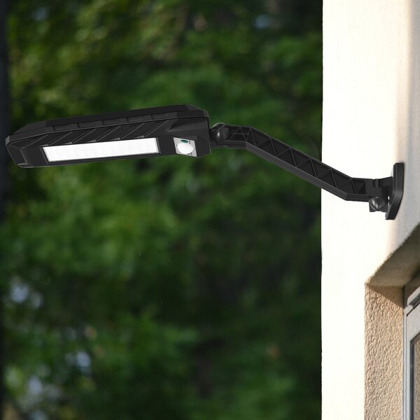 Costway Luce 60 LED solare da esterno con telecomando e 3 modalità, Luci impermeabilità IP44