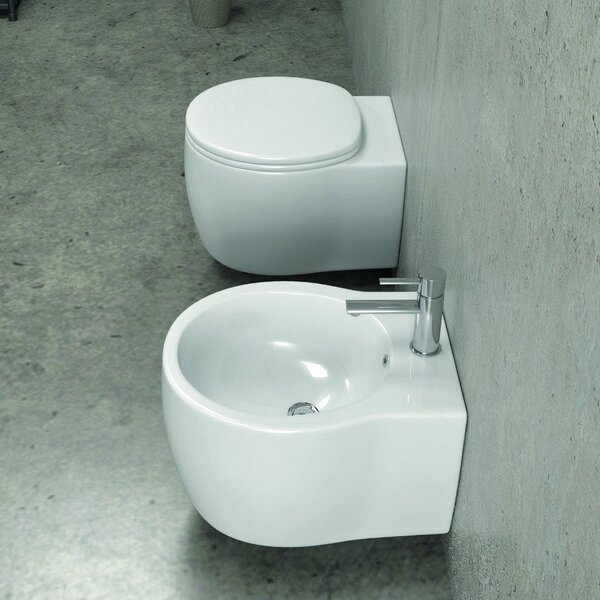 Sanitari bagno sospesi copriwater soft-close modello Alizee-S - KAMALU