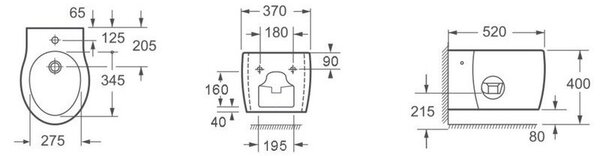 Sanitari bagno sospesi copriwater soft-close modello Alizee-S - KAMALU