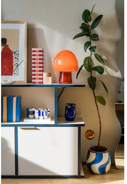 Lampada da tavolo rossa (altezza totale 27 cm) Gozar – Leitmotiv