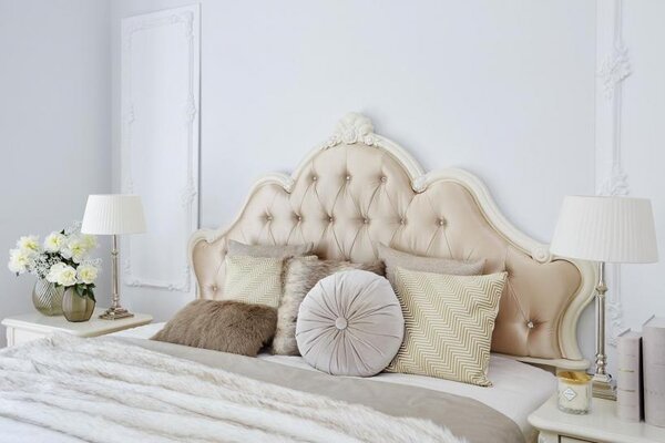 Letto matrimoniale king size stile Classico-Arrediorg.it