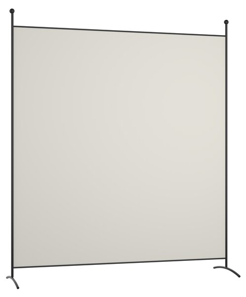 Costway Divisore portatile singolo in tessuto, Separatore per dormitorio camera da letto salone ufficio, Beige