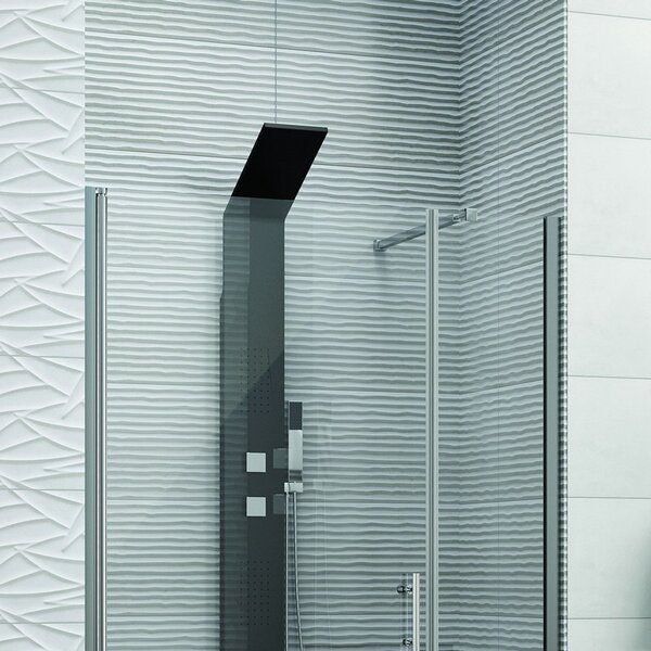 Kamalu porta battente doccia nicchia 110cm ks5000
