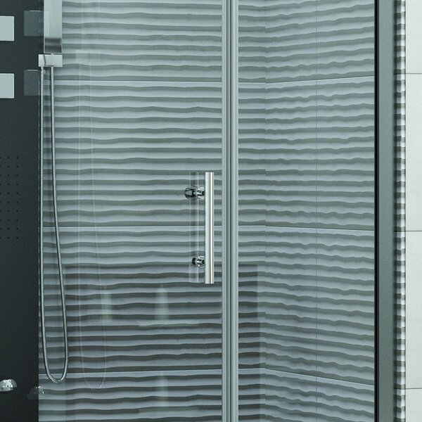 Kamalu porta battente doccia nicchia 110cm ks5000