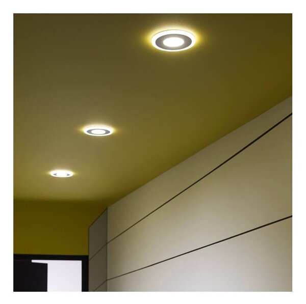 Faretto LED da incasso 12,5W Doppia Accensione - Foro Ø123mm Colore Bianco Naturale 4.000K