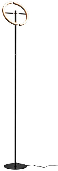 Costway Lampada di metallo a stelo LED, Lampada da terra con regolatore dell’intensità della luce