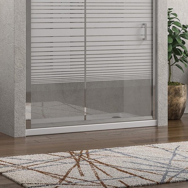 Kamalu box doccia a nicchia 120cm vetro serigrafato altezza 180cm k410n