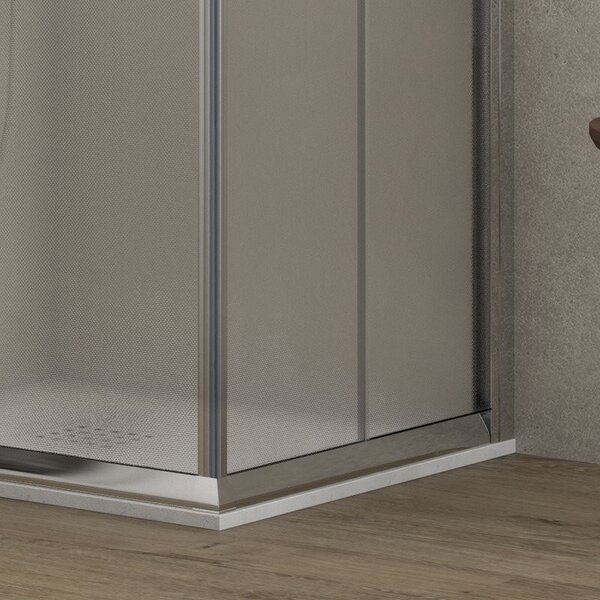 Box doccia 80x70 altezza 180cm vetro opaco K410 - KAMALU