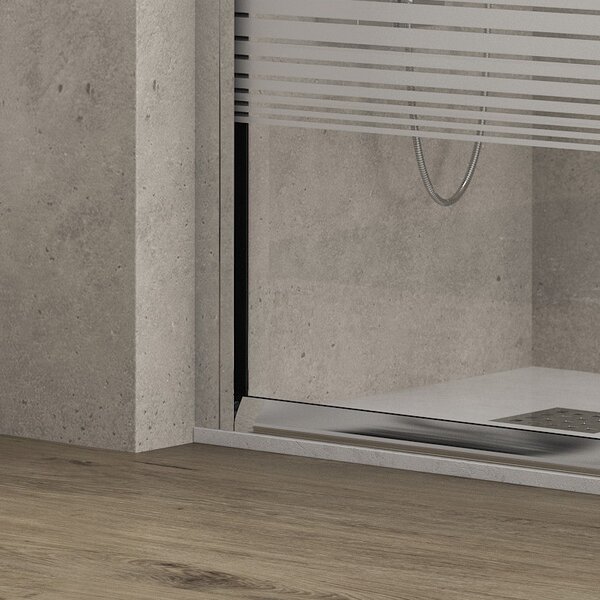Kamalu box doccia angolo 70x70 altezza 180cm vetro serigrafato k410