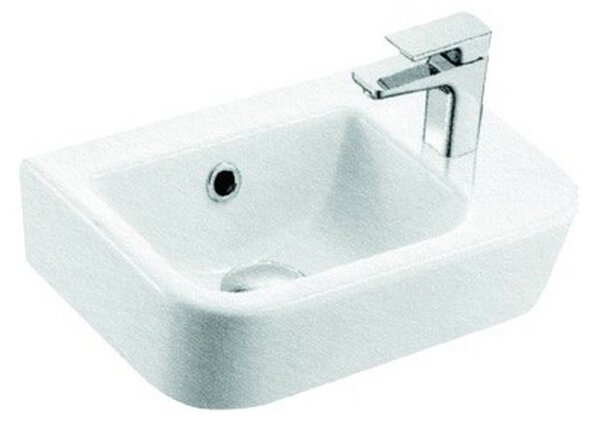 Kamalu lavamani piccolo 37 cm con foro miscelatore a destra marie-mr