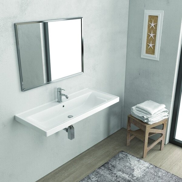 Kamalu lavabo bagno 100 cm sospeso litos-sv10