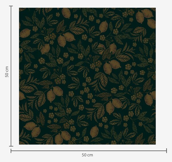 Carta da parati Foglie dense di colore giallo-verde, Parati fiori e piante classici, a00019v2 : Uwalls.it