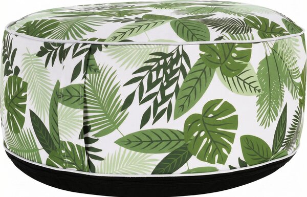 Pouf gonfiabile - Diametro 55 cm - Altezza 25 cm - Resistente all'acqua - Poggiapiedi leggero - Uso versatile - Poliestere 600D