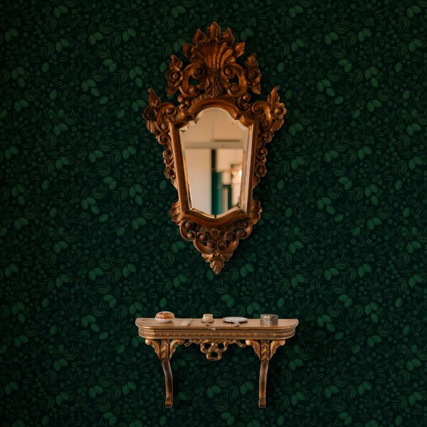 Carta da parati Foglie verdi e dense, Parati fiori e piante classici, a00019v1 : Uwalls.it